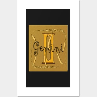 Gemini zodiac sign Posters and Art